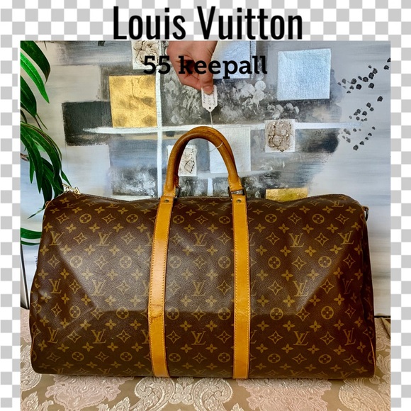 Louis Vuitton Handbags - Louis Vuitton travel bag 55 keepall bandouliere